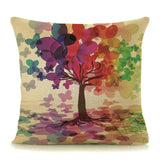 45cm x 45cm Trees Plants Print Pillow Cases