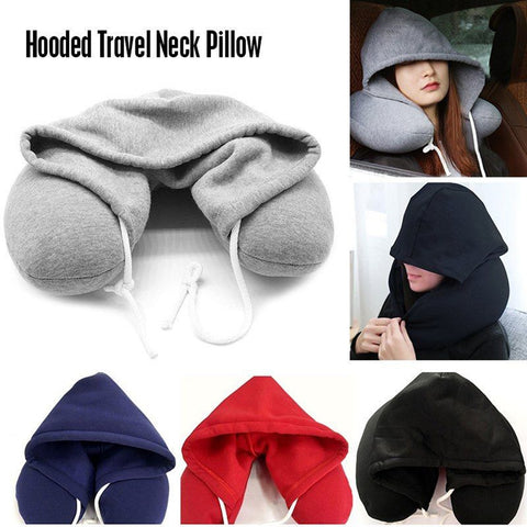 Body Neck  Soft Hooded U-Pillow