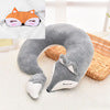Lovely Fox Animal Cotton Plush U Shape Neck  Pillow