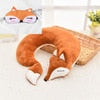 Lovely Fox Animal Cotton Plush U Shape Neck  Pillow