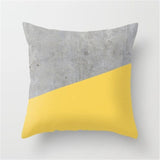 45cm x 45cm Yellow Based Printing Graffiti  Pillow Cases