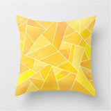 45cm x 45cm Yellow Based Printing Graffiti  Pillow Cases