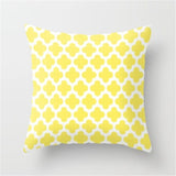 45cm x 45cm Yellow Based Printing Graffiti  Pillow Cases