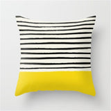 45cm x 45cm Yellow Based Printing Graffiti  Pillow Cases