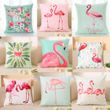 Flamingo Home  Decor Soft Pillow Cases