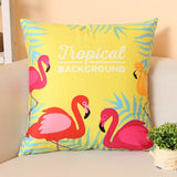 Flamingo Home  Decor Soft Pillow Cases