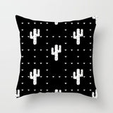 45cm x 45cm Nordic Black White Pillow Cases