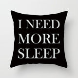 45cm x 45cm Nordic Black White Pillow Cases