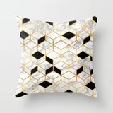45cm x 45cm Nordic Black White Pillow Cases