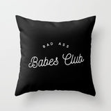 45cm x 45cm Nordic Black White Pillow Cases