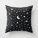45cm x 45cm Nordic Black White Pillow Cases
