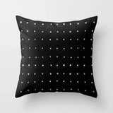 45cm x 45cm Nordic Black White Pillow Cases
