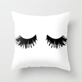45cm x 45cm Nordic Black White Pillow Cases