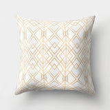 45cm x 45cm  Marble Geometric Sofa Decorative Pillow  Cases