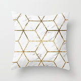 45cm x 45cm  Marble Geometric Sofa Decorative Pillow  Cases