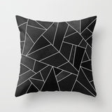 45cm x 45cm  Marble Geometric Sofa Decorative Pillow  Cases