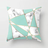 45cm x 45cm  Marble Geometric Sofa Decorative Pillow  Cases
