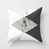 45cm x 45cm  Marble Geometric Sofa Decorative Pillow  Cases