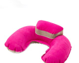 Portable U Shape Air Inflatable Travel Pillow