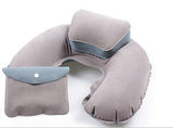 Portable U Shape Air Inflatable Travel Pillow