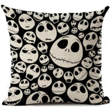 Halloween Cartoon Skull Jack Printed  Pillow Cases
