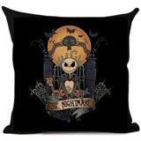 Halloween Cartoon Skull Jack Printed  Pillow Cases