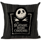 Halloween Cartoon Skull Jack Printed  Pillow Cases