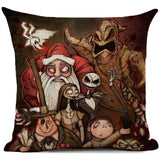 Halloween Cartoon Skull Jack Printed  Pillow Cases