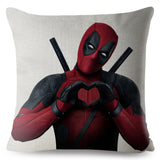 45cm x 45cm  Deadpool Print Pillow Cover