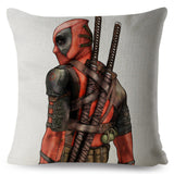 45cm x 45cm  Deadpool Print Pillow Cover