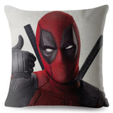 45cm x 45cm  Deadpool Print Pillow Cover