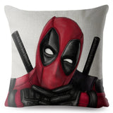 45cm x 45cm  Deadpool Print Pillow Cover