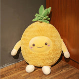 Fuzzy Watermelon Cherry Pineapple Fruits  Plush  Pillow