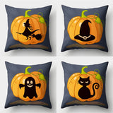 45cm x 45cm Halloween Pumpkin  Pillow Cases