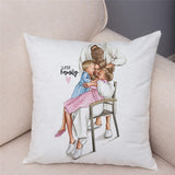 45cm x 45cm  Mom and Baby  Pillow Cases
