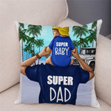 45cm x 45cm  Mom and Baby  Pillow Cases
