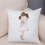 45cm x 45cm  Mom and Baby  Pillow Cases