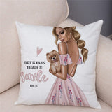 45cm x 45cm  Mom and Baby  Pillow Cases