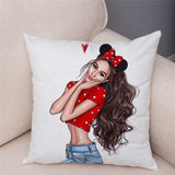 45cm x 45cm  Mom and Baby  Pillow Cases