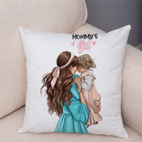 45cm x 45cm  Mom and Baby  Pillow Cases
