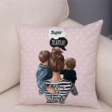 45cm x 45cm  Mom and Baby  Pillow Cases