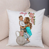 45cm x 45cm  Mom and Baby  Pillow Cases