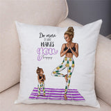45cm x 45cm  Mom and Baby  Pillow Cases