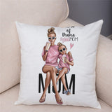 45cm x 45cm  Mom and Baby  Pillow Cases