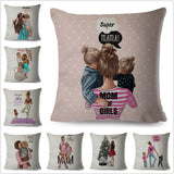 45cm x 45cm Mom & Baby Pillow Cases