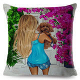 45cm x 45cm Mom & Baby Pillow Cases