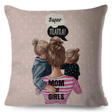 45cm x 45cm Mom & Baby Pillow Cases