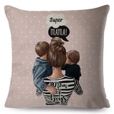 45cm x 45cm Mom & Baby Pillow Cases
