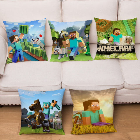 45cm x 45cm  Minecraft Print Cushion Pillow Covers